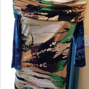 Julian Chang 3/4 sleeves off shoulders top